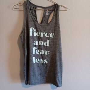 Champion Women's Lightweight Athletic Tank Top Fierce Focused Women's Sz M